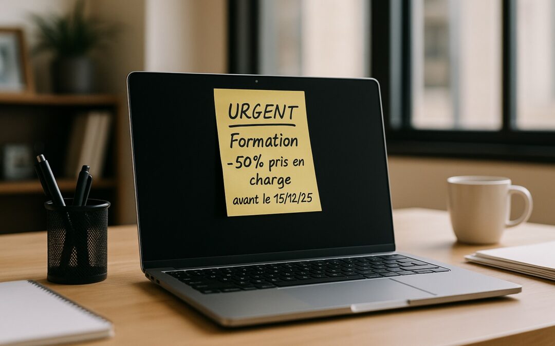 URGENT : Ne ratez pas la prise en charge de 50 % pour former vos salariés avant le 15 décembre 2025 !